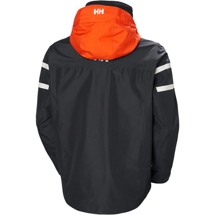 2024 Helly Hansen Hombres Salt Chaqueta Para Navegacin Costera 34423 - Ebony